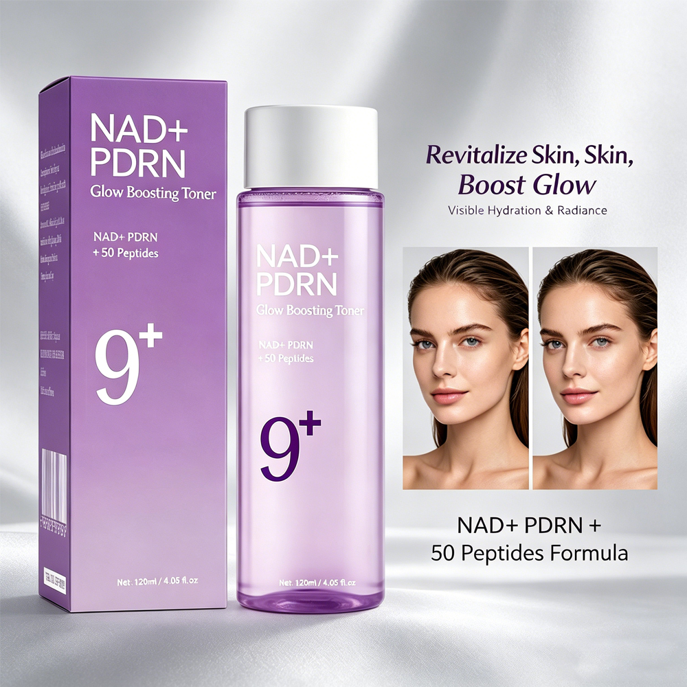 Lactic Acid Toner - NAD+PDRN Glow Boosting Toner, Firming, Hydrating,