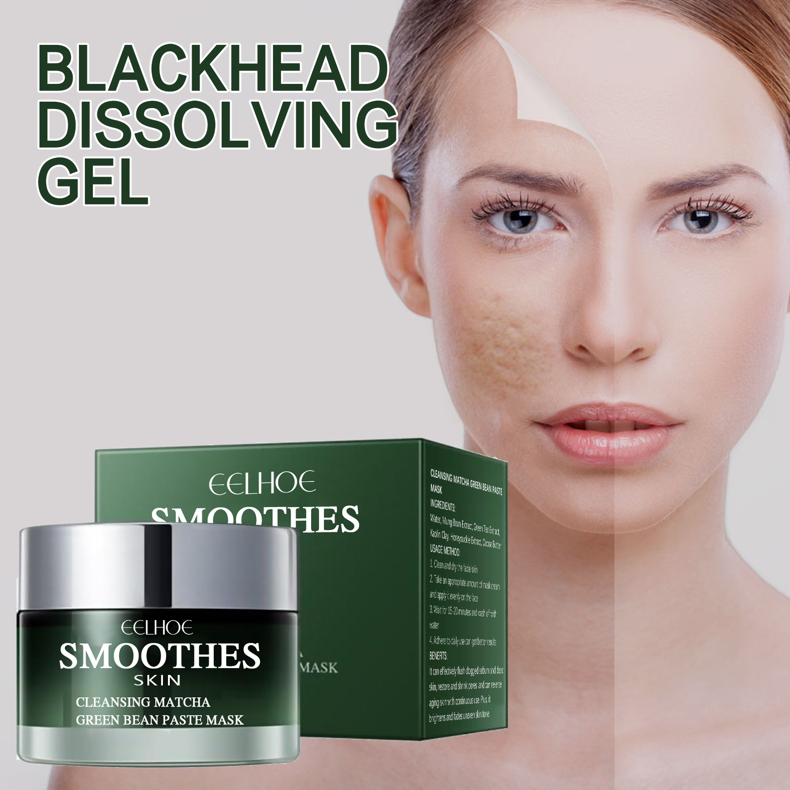 Green Tea Solid Cleansing Mask – Mud Mask Kaolin recenzja i cena