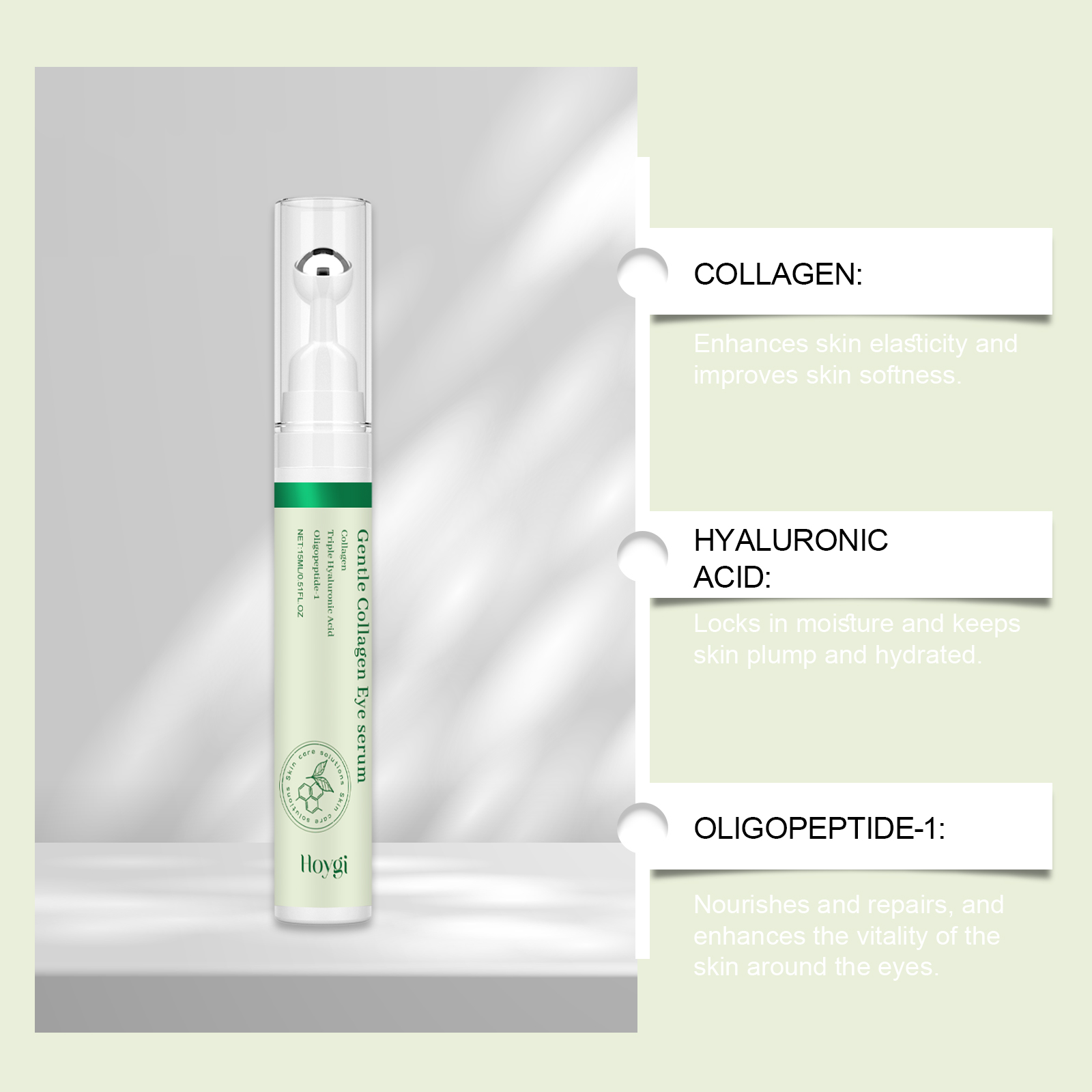 HOYGI Collagen Eye Serum Anti  – Hyaluronic Acid Serum recenzja i cena