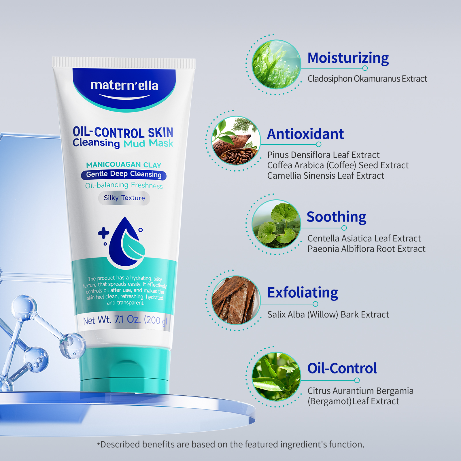 Matern'ella Manicouagan Clay M – Mud Mask Kaolin recenzja i cena