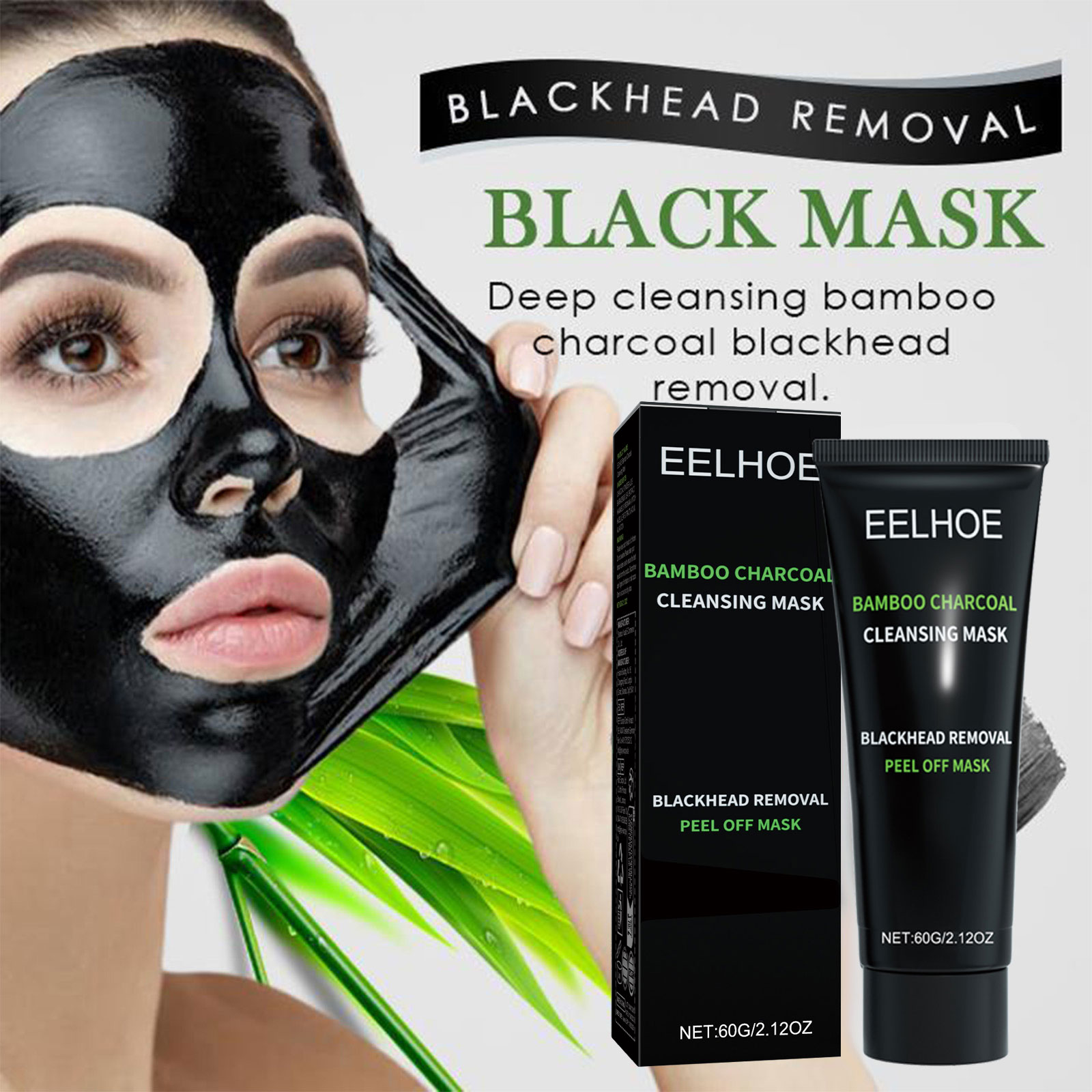 Bamboo Charcoal Tear-off Mask  – Mud Mask Kaolin recenzja i cena
