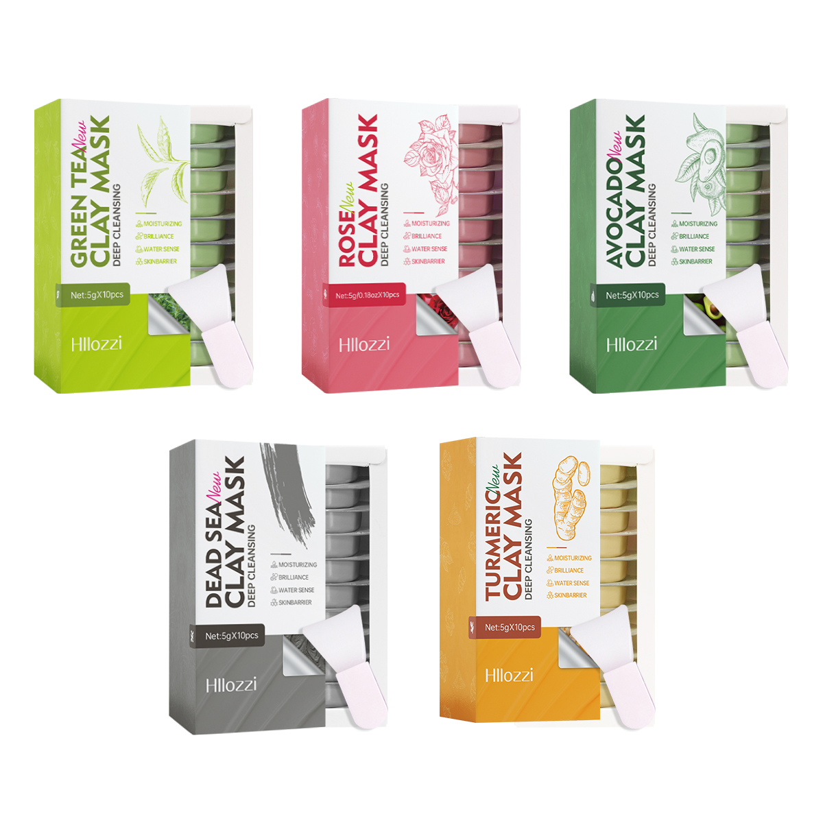 5g*10pcs Facial Cleansing Mud  – Mud Mask Kaolin recenzja i cena