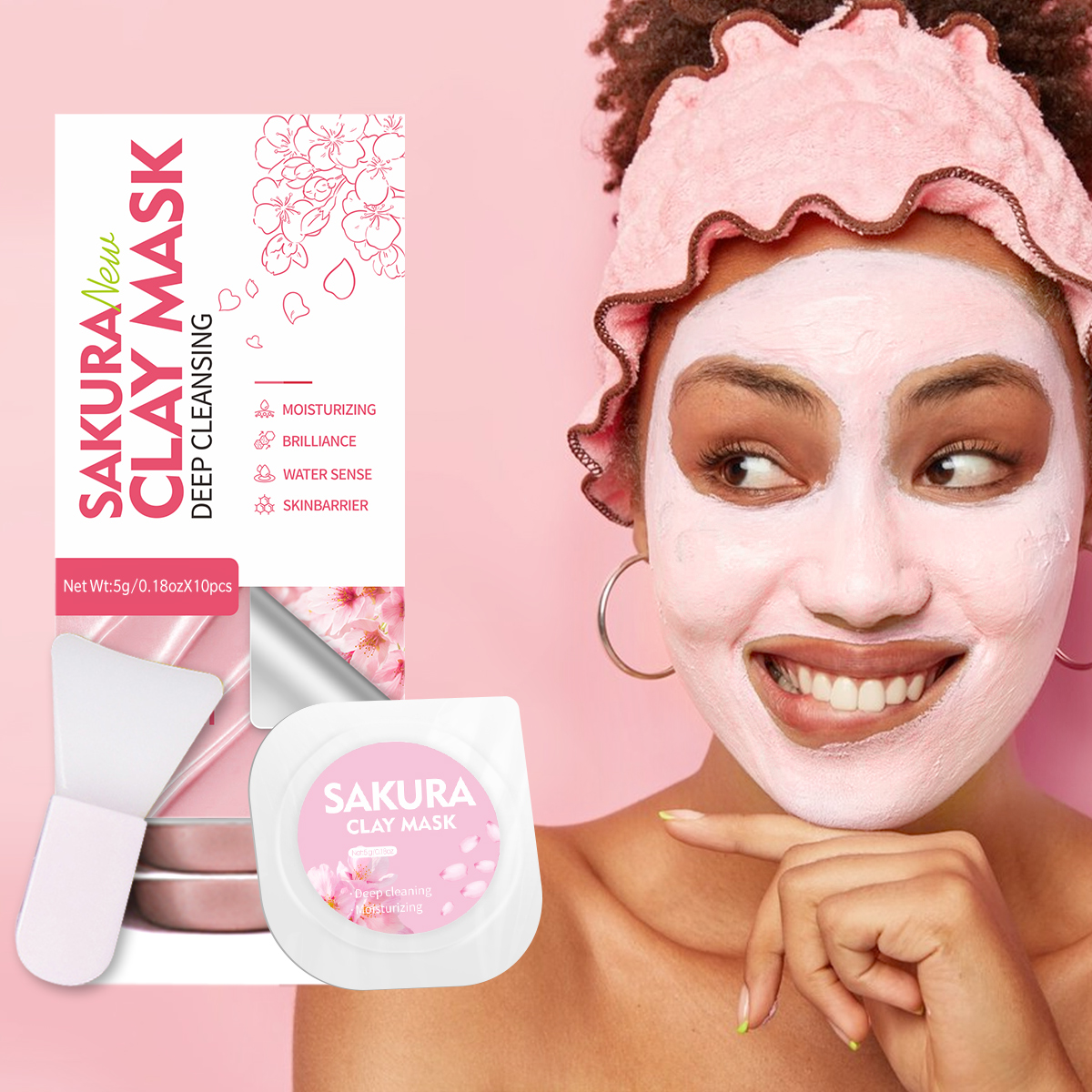5g/0.17oz*10 Sakura clay mud m – Mud Mask Kaolin recenzja i cena