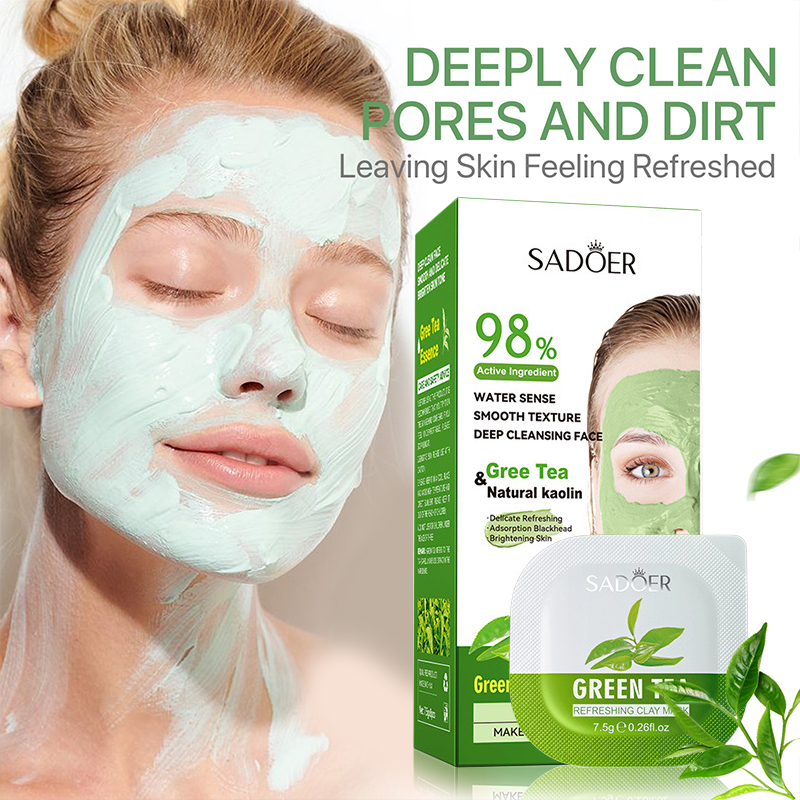 8pcs Green Tea Cleaning Mud Ma – Mud Mask Kaolin recenzja i cena