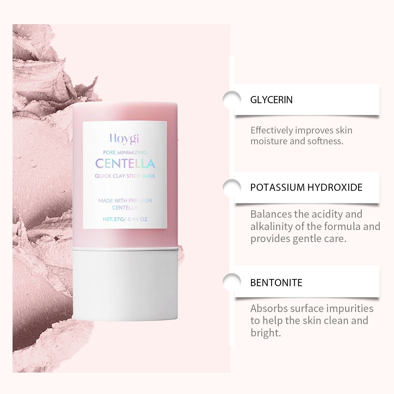 Centella Clay Stick Mask Facia – Mud Mask Kaolin recenzja i cena