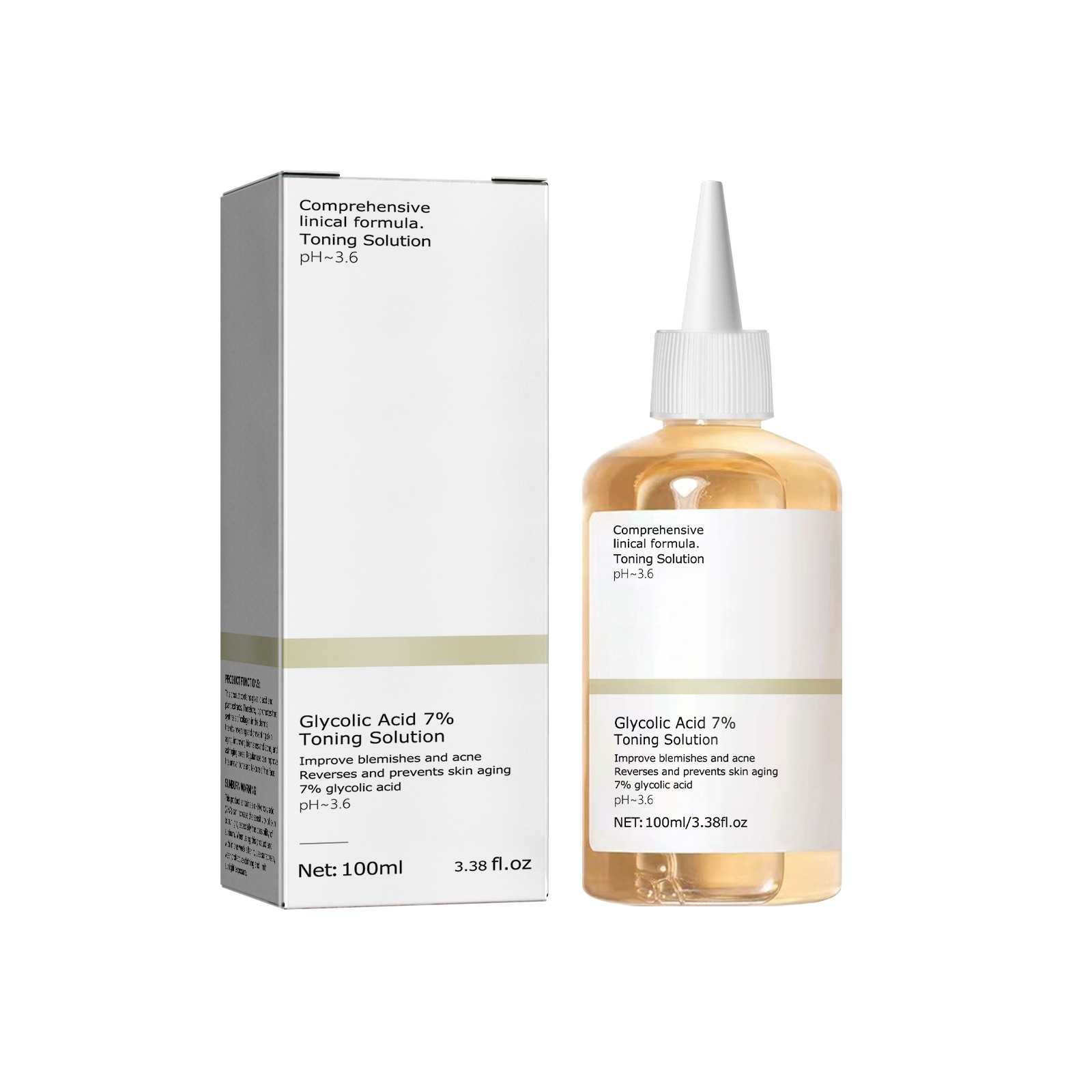 100ml Glycolic Acid 7% Toning  – Lactic Acid Toner recenzja i cena