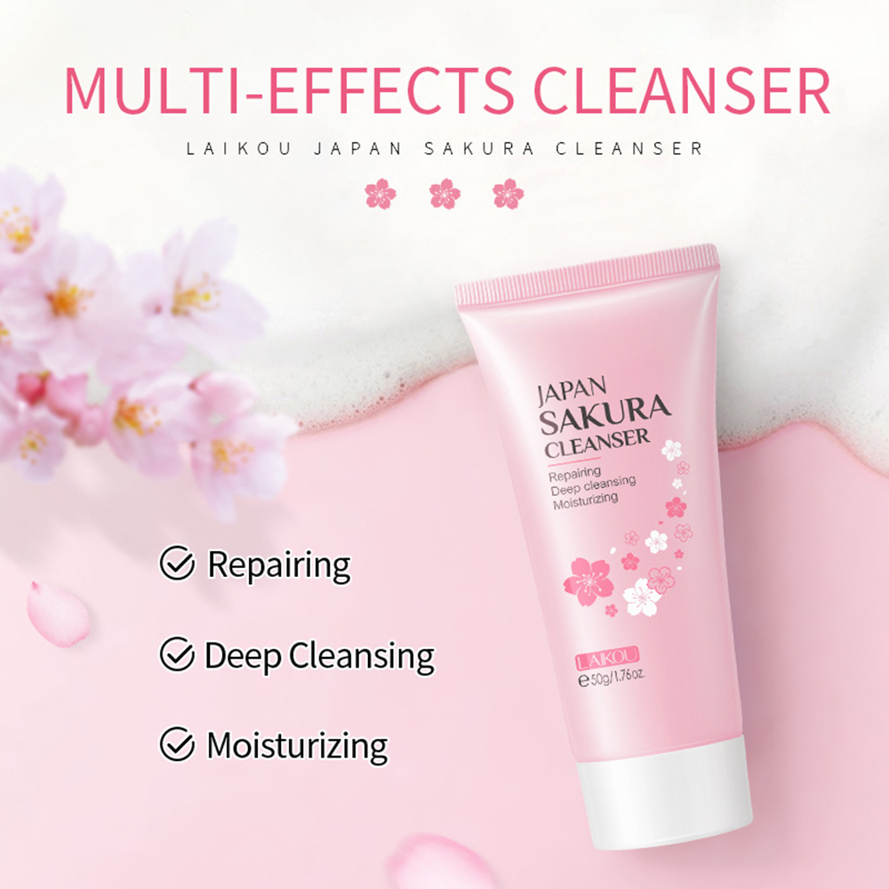 LAIKOU 8Pcs Sakura Facial Skin – Hyaluronic Acid Serum recenzja i cena
